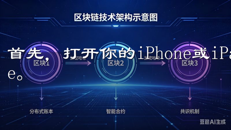 首先，打开你的iPhone或iPad上的App Store。