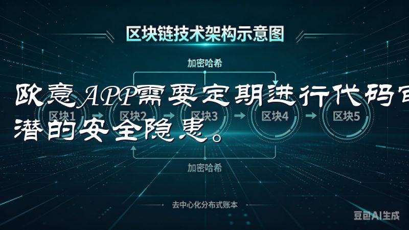 欧意APP需要定期进行代码审计和安全测试，及时发现和修复潜的安全隐患。