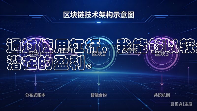 通过使用杠杆，我能够以较少的资金控制更大的仓位，从而放大潜在的盈利。