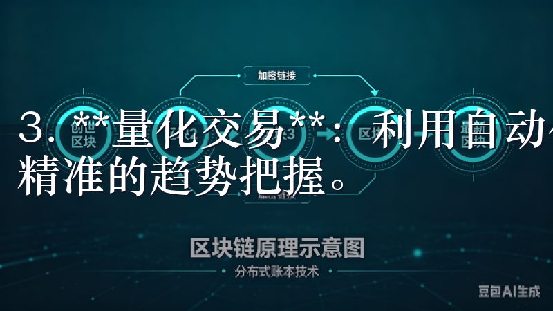 3. **量化交易**：利用自动化交易工具，用户可实现更精准的趋势把握。