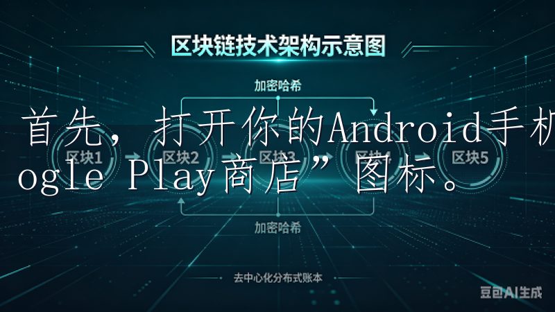 首先，打开你的Android手机或平板，找到并点击“Google Play商店”图标。