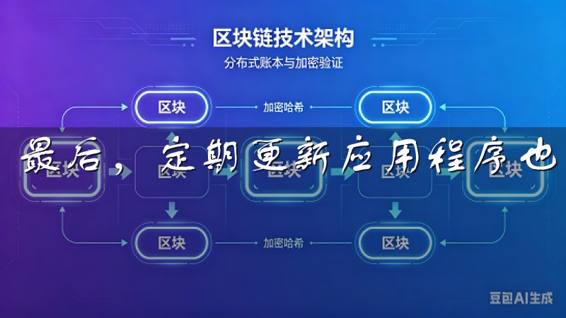最后，定期更新应用程序也可以降低安全隐患。