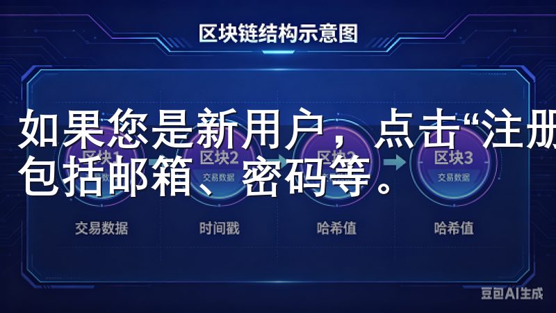 如果您是新用户，点击“注册”，按照提示填写您的个人信息，包括邮箱、密码等。