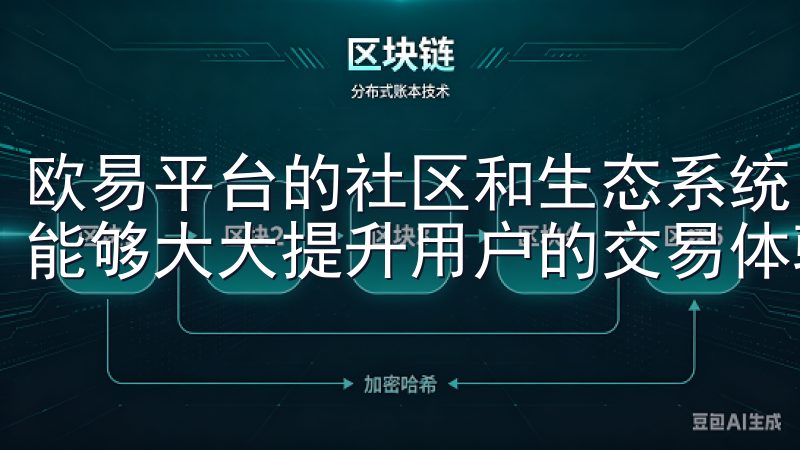 欧易平台的社区和生态系统 一个活跃的社区和丰富的生态系统能够大大提升用户的交易体验。