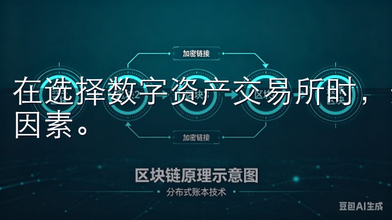 在选择数字资产交易所时，安全性和交易成本通常是首要考虑的因素。