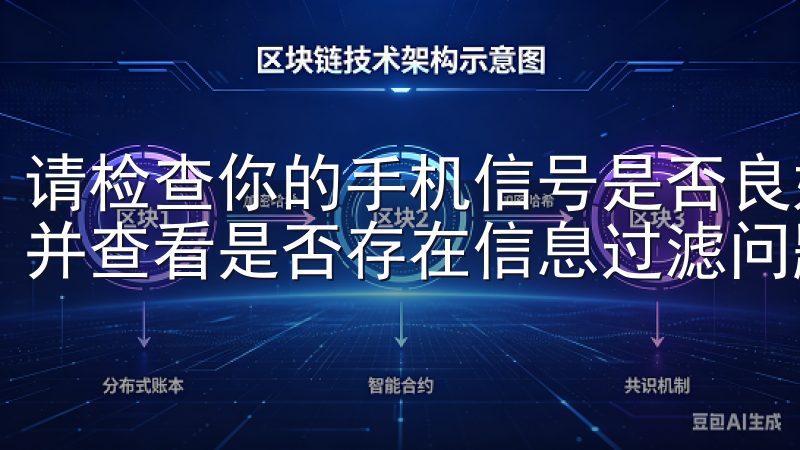 请检查你的手机信号是否良好，若依然没有收到，请耐心等待，并查看是否存在信息过滤问题。